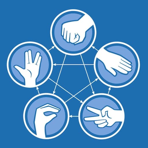 Rock, Paper, Scissors, Lizard, Spock CLI background